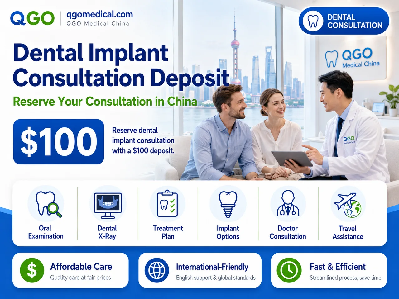 Porcelain veneer smile design consultation deposit in China