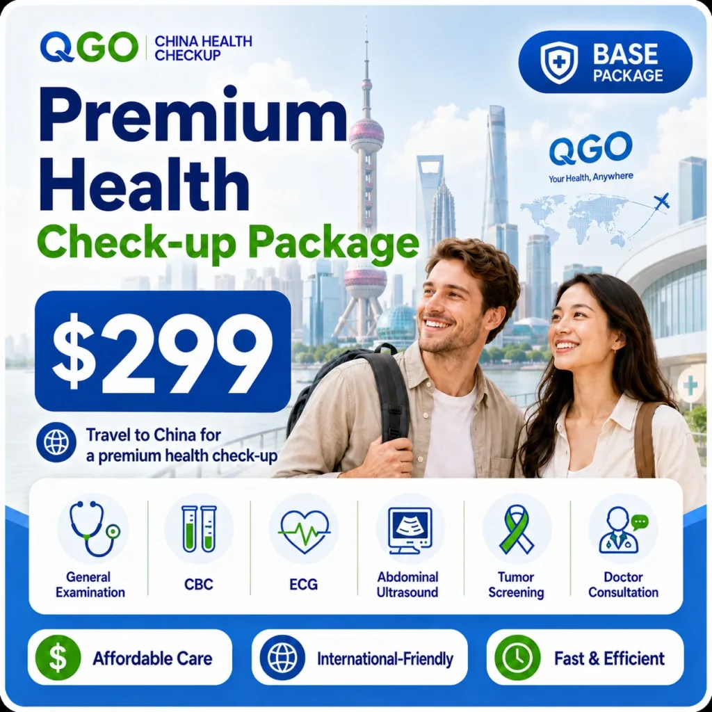 Premium health check-up package in China for international visitors